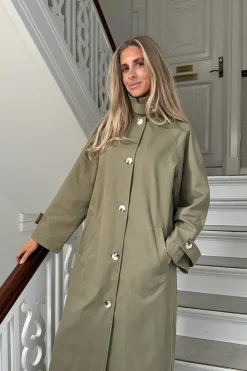 BYIC Avaic Trenchcoat A23791 Dark Khaki