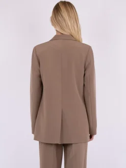 New Neo Noir Avery Suit Blazer Dusty Brown