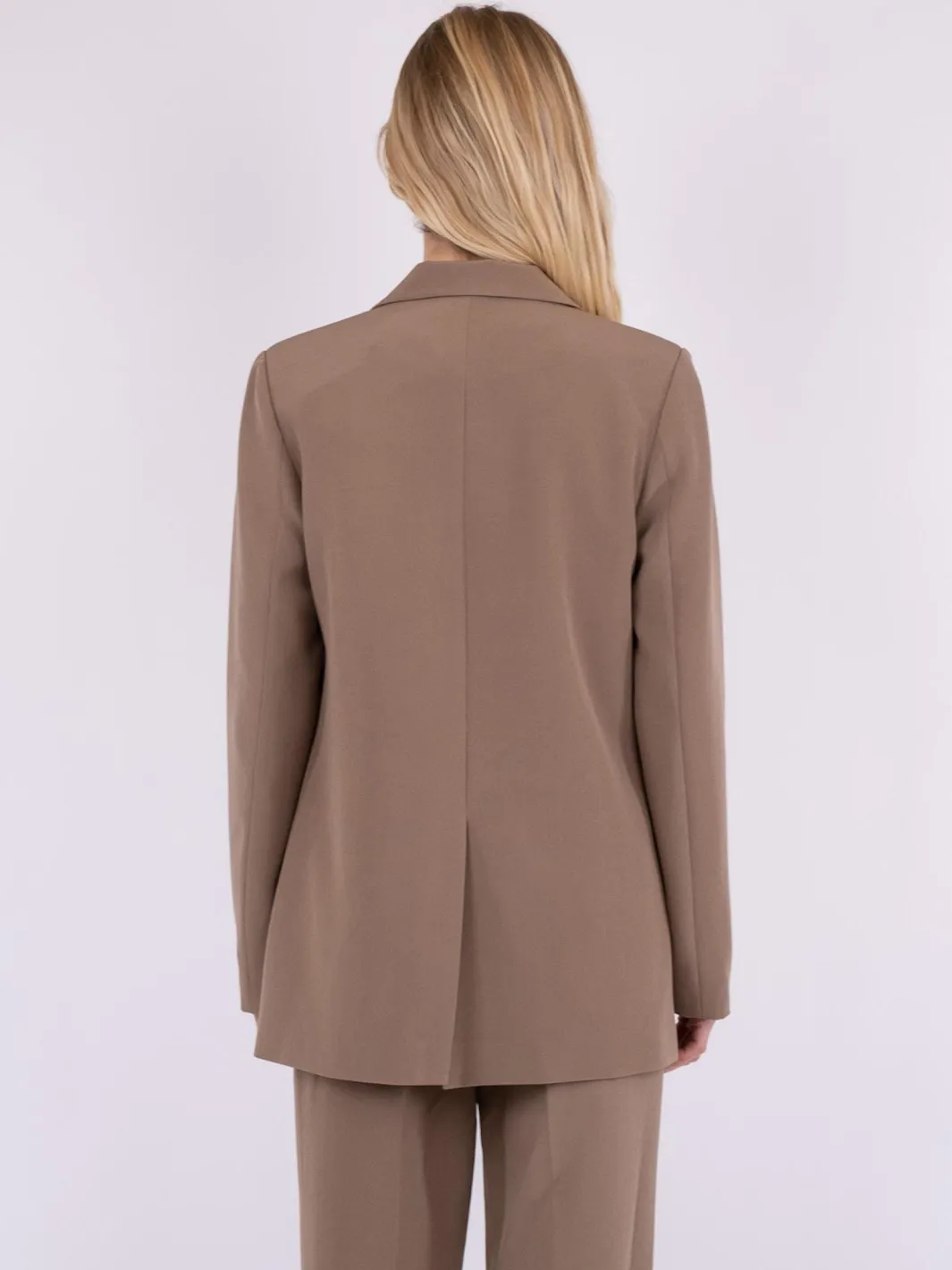 New Neo Noir Avery Suit Blazer Dusty Brown