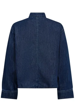 Hot Co´Couture Azminacc Denim Placket Blouse 35948 552