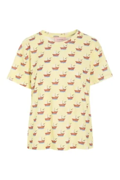 Discount Hunkøn Azura T-Shirt 26012 Yellow Boat