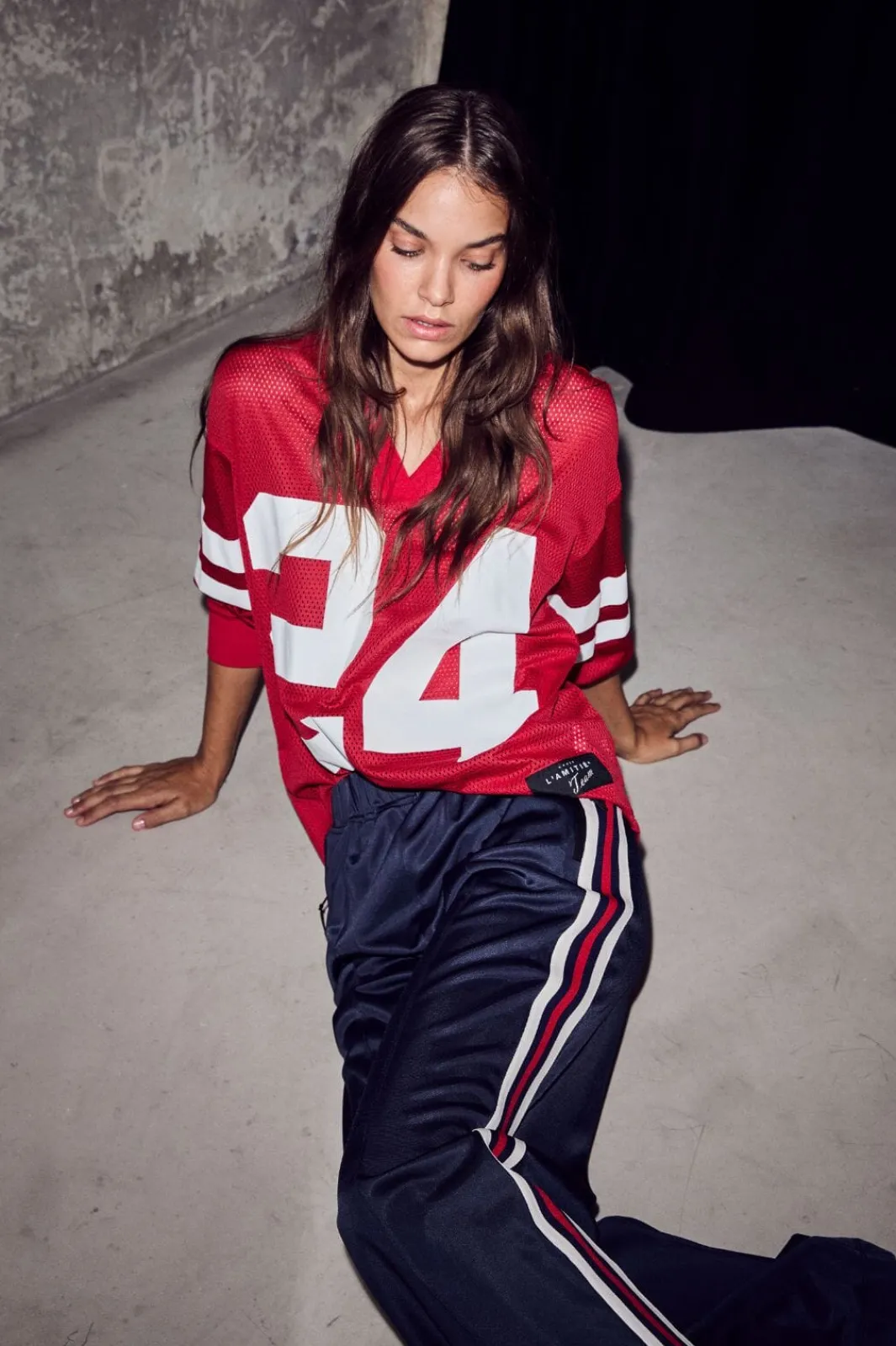 Haute L'Amitié Baggy Rn Track Pants HL10481 Navy
