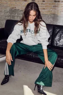 Best Haute L'Amitié Baggy Track Pants HL10018 Sporty Green