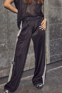 Discount Haute L'Amitié Baggy Track Pants HL10018 Black
