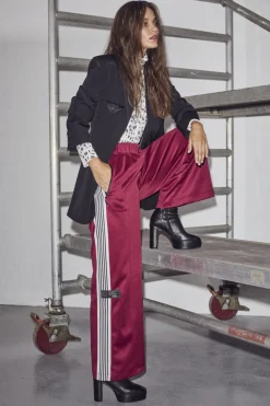 New Haute L'Amitié Baggy Track Pants HL10018 Amarone