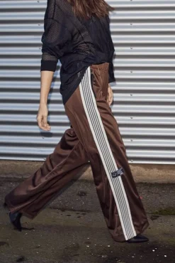 Outlet Haute L'Amitié Baggy Track Tall Pants HL10071 Mocca