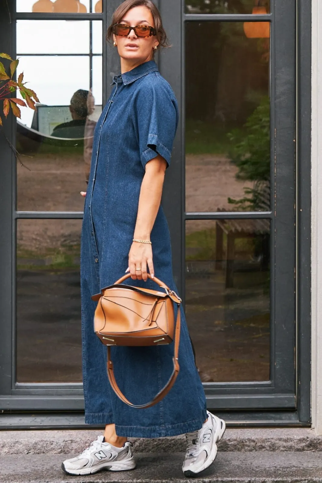 Best Neo Noir Balli Denim Dress Dark Blue