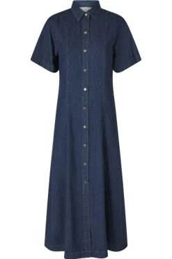 Best Neo Noir Balli Denim Dress Dark Blue