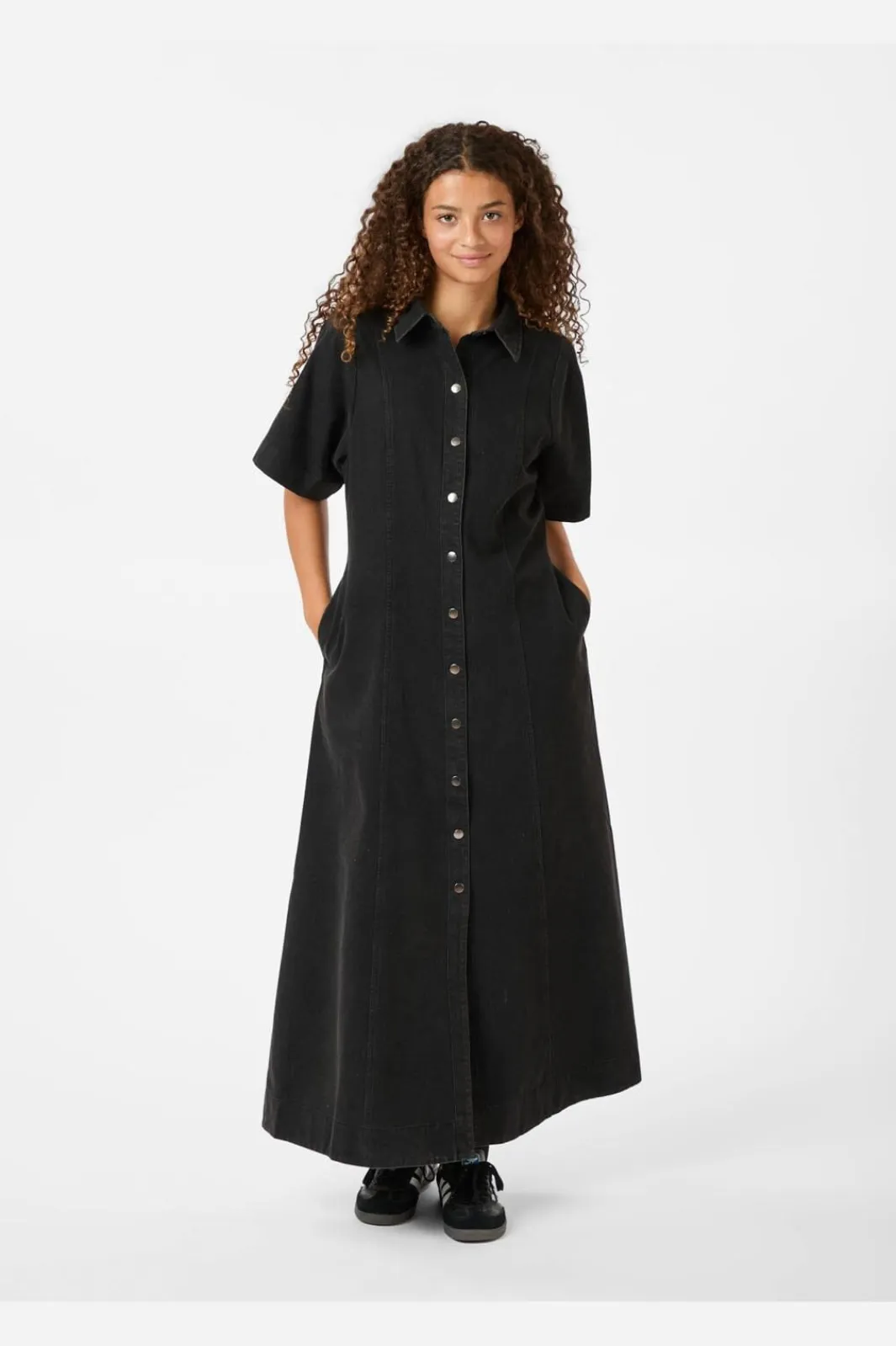 Hot Neo Noir Balli Denim Dress 163548 Black