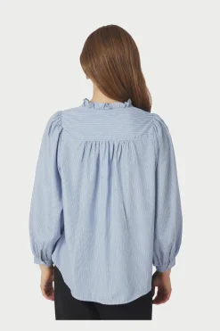 Sale Neo Noir Barba Striped Blouse 167938 145