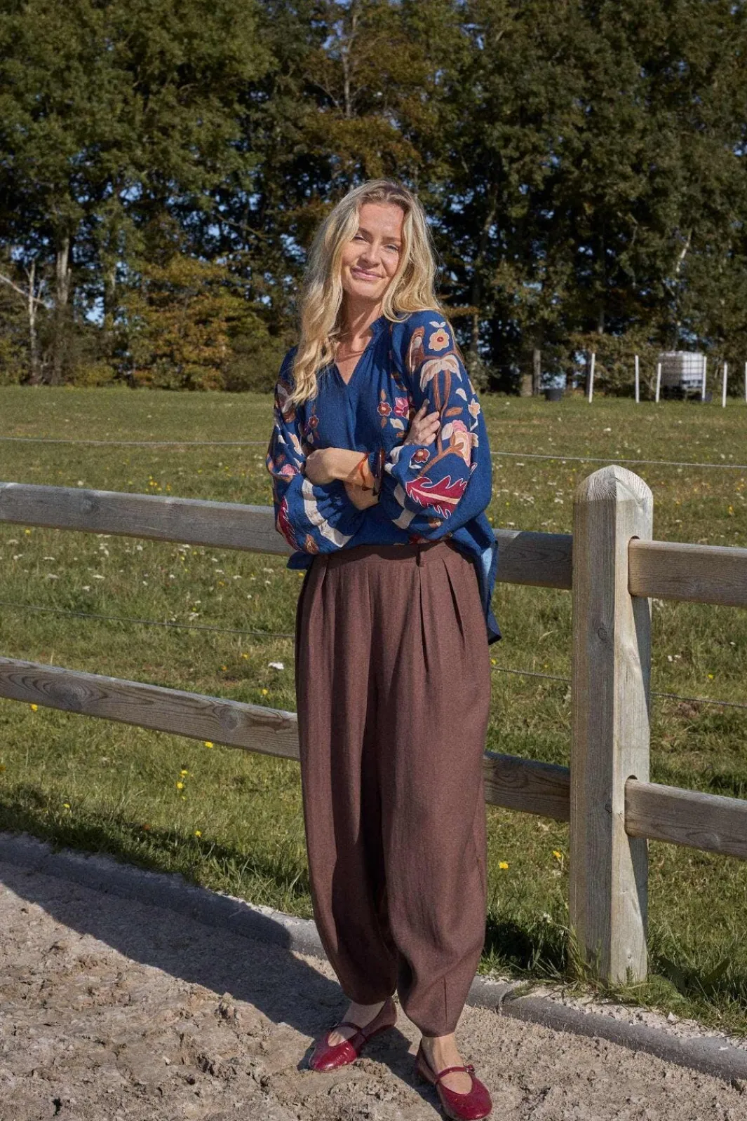 Online Black Colour Bcabu Balloon Pant 41023 Coffee