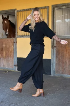 Sale Black Colour Bcabu Balloon Pant 41023 Black