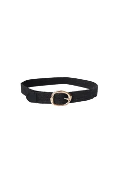 New Black Colour Bcalf Waist Belt 10325 Black