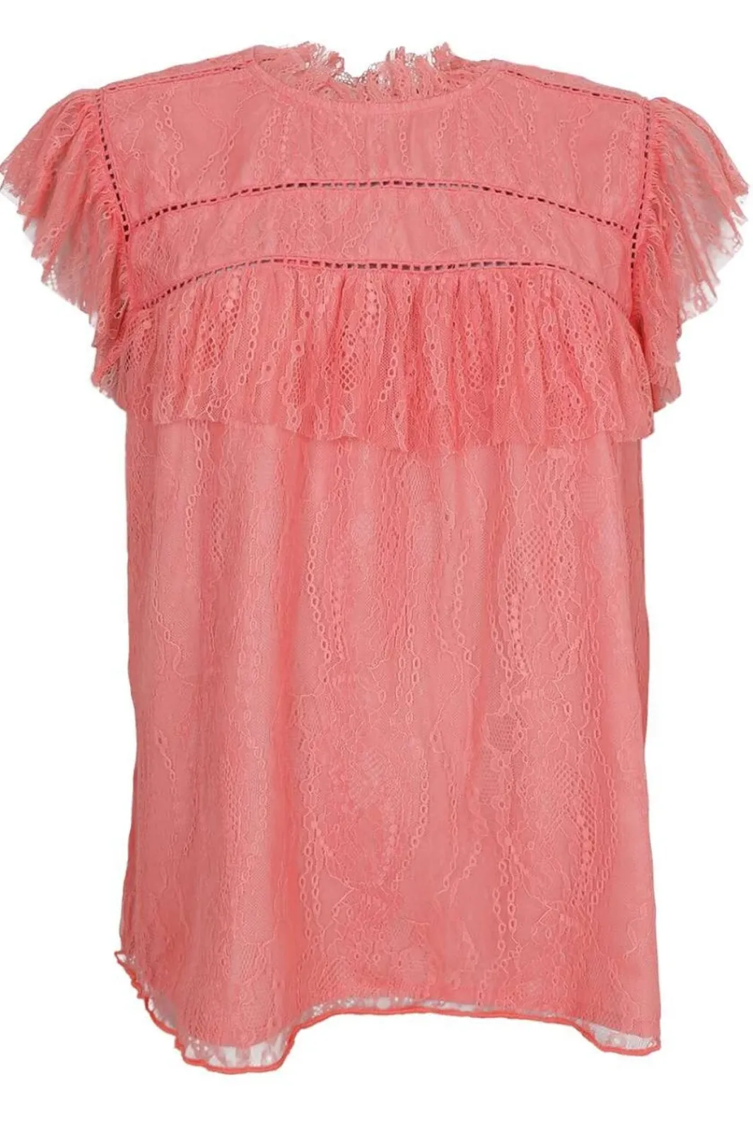 Black Colour Bcamilla Lace Top 40810 Shirts
