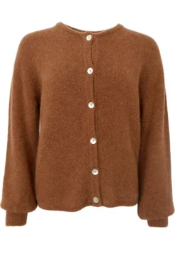 Black Colour Bcbella Knit Cardigan 1205 Camel