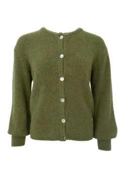 Black Colour Bcbella Knit Cardigan 1205 Moss Green