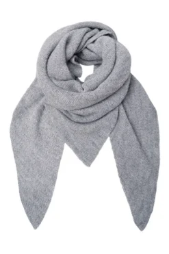 Best Black Colour Bcbex Solid Scarf 208350 Grey