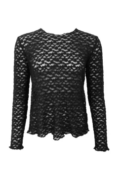 Discount Black Colour Bcblair Ls Lace Blouse 41049 Shirts