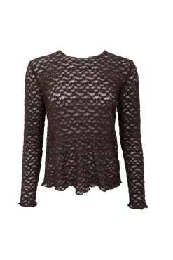 New Black Colour Bcblair Ls Lace Blouse 41049 Shirts
