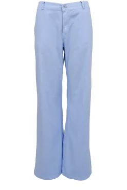 New Black Colour Bcbox Canvas Stretch Pant 40443 Sky Blue