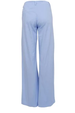 New Black Colour Bcbox Canvas Stretch Pant 40443 Sky Blue