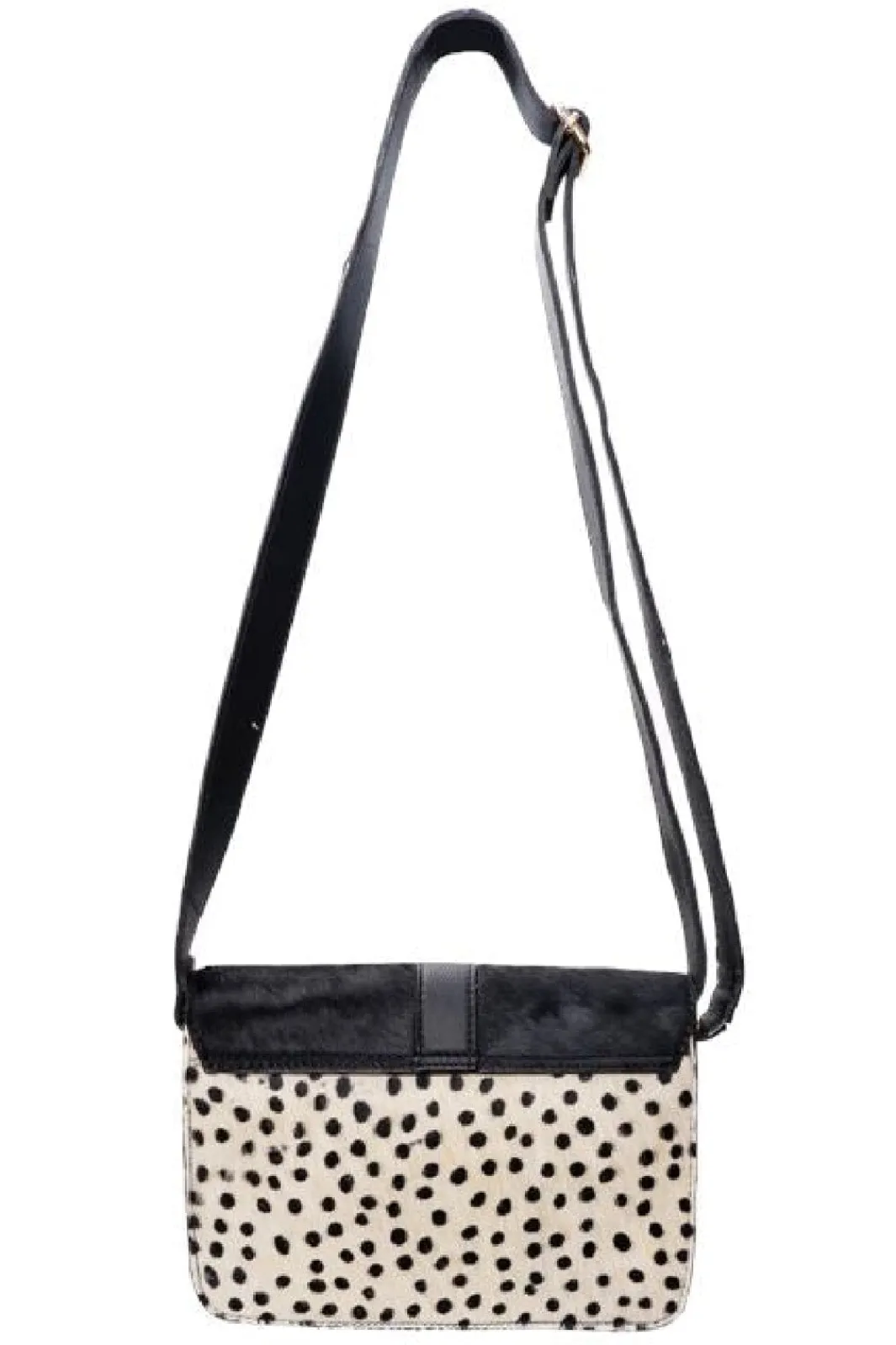 Hot Black Colour Bccamila Crossover Bag Dot Comb