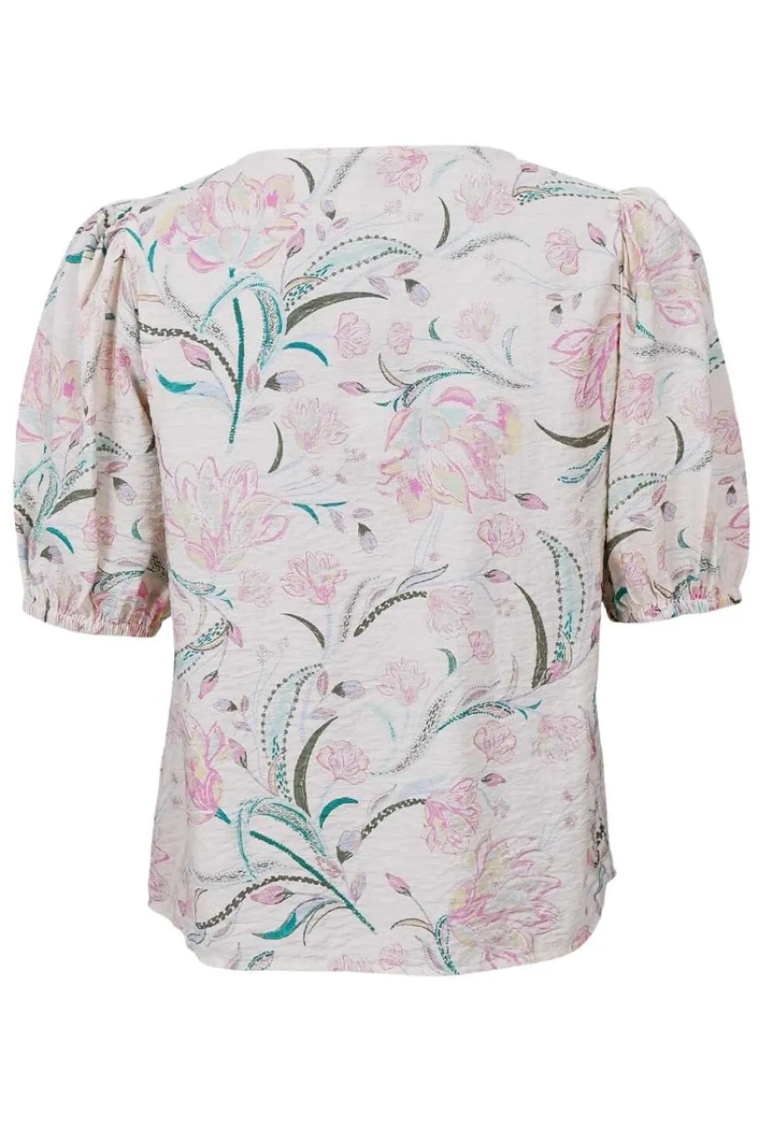 Online Black Colour Bccassandra Ss Blouse 40882 Off White Rose