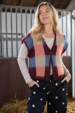 Discount Black Colour Bcchess Knit Vest 1213 Berry Mix