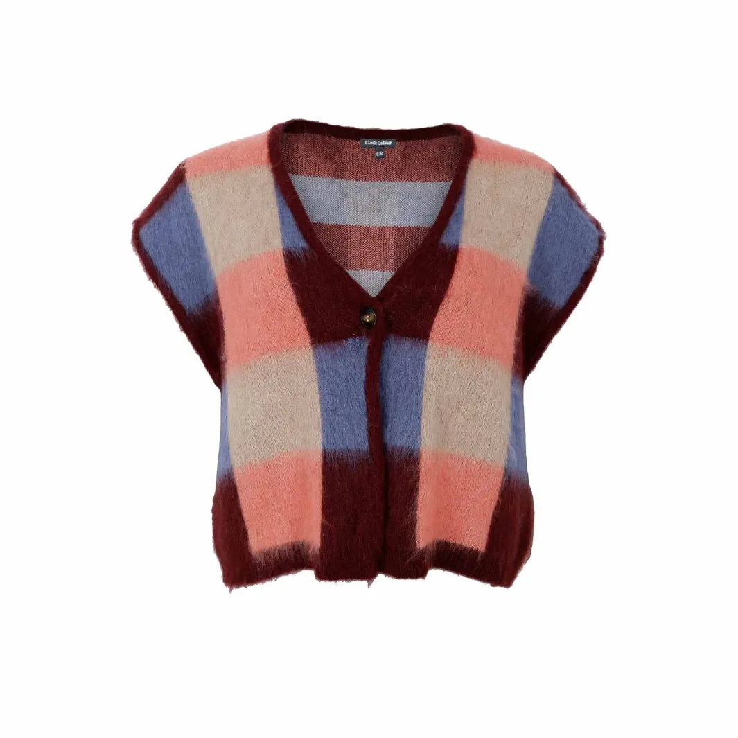 Discount Black Colour Bcchess Knit Vest 1213 Berry Mix