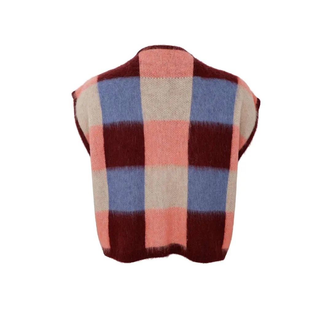 Discount Black Colour Bcchess Knit Vest 1213 Berry Mix