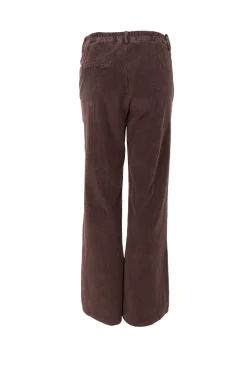Outlet Black Colour Bccora Corduroy Box Pant 40676 Coffee