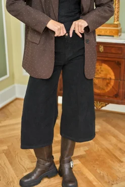 Best Black Colour Bccora Culotte Pant 41042 Black