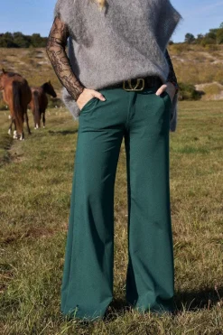 Outlet Black Colour Bcdavi Casual Box Pant 40985 Bottle Green
