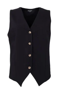 Hot Black Colour Bcdavi Casual Vest 40991 Black