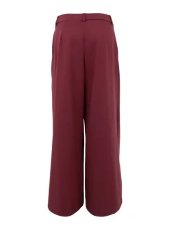 Clearance Black Colour Bcdavi Wideleg Pant 40974 Plum