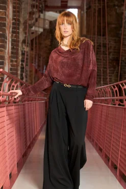 Sale Black Colour Bcdavi Wideleg Pant 40974 Black