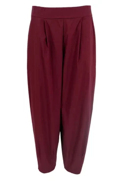 New Black Colour Bcdavina Barrel Pant 40900 Plum