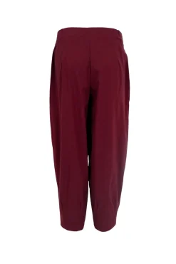 New Black Colour Bcdavina Barrel Pant 40900 Plum