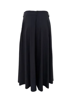 Outlet Black Colour Bcdavina Split Skirt 41040 Black