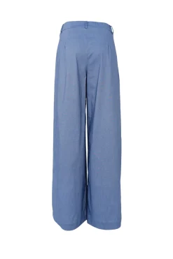 New Black Colour Bcdavina Wideleg Pant 40865 Lt. Denim Melange
