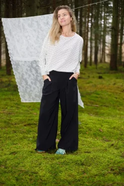 Sale Black Colour Bcdavina Wideleg Pant 40865 Black