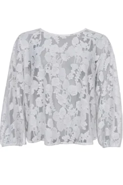 Best Black Colour Bcdream Lace Blouse 40856 White