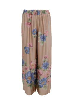 Black Colour Bcemme Flower Pants 40950 Frappe