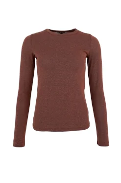 Hot Black Colour Bcfaye Lurex Blouse Coffee