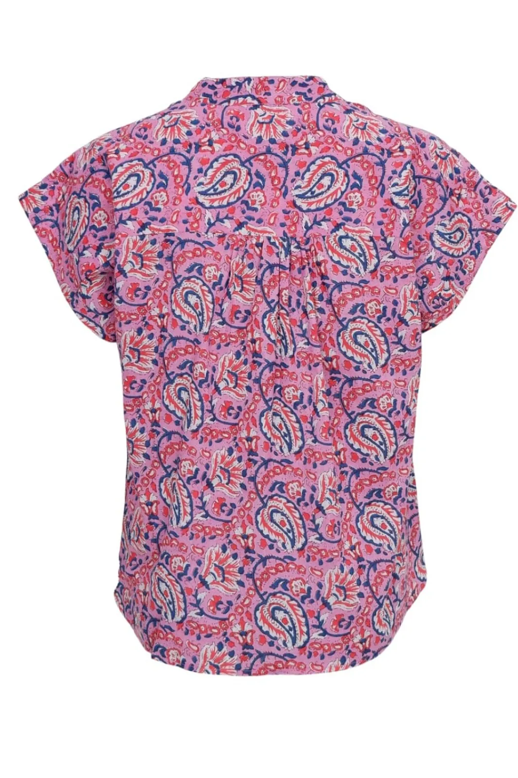 Hot Black Colour Bcflora S/S Blouse 39814 Victoria Pink