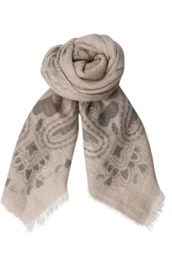 Black Colour Bcflorina Scarf 208393 Sand