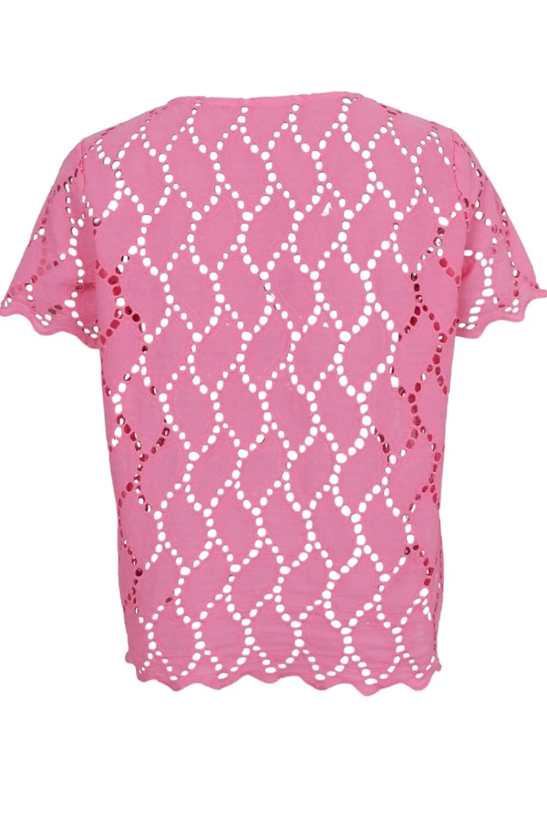 Clearance Black Colour Bcfreya Ss Tee Blouse 40864 Pink