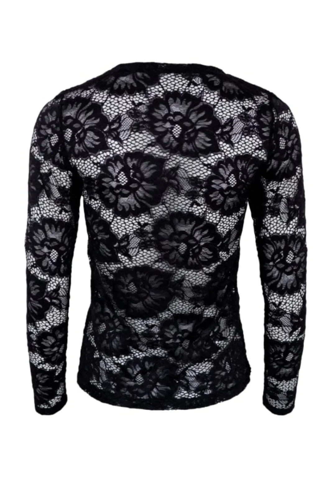 Clearance Black Colour Bcgigi Lace Blouse Black Flower