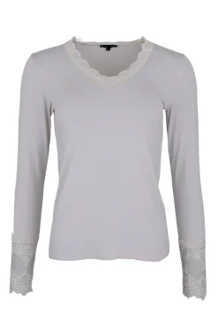 Hot Black Colour Bchallie Blouse Off White