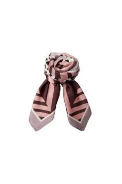 Clearance Black Colour Bchays Mini Scarf 3655 Winter Rose